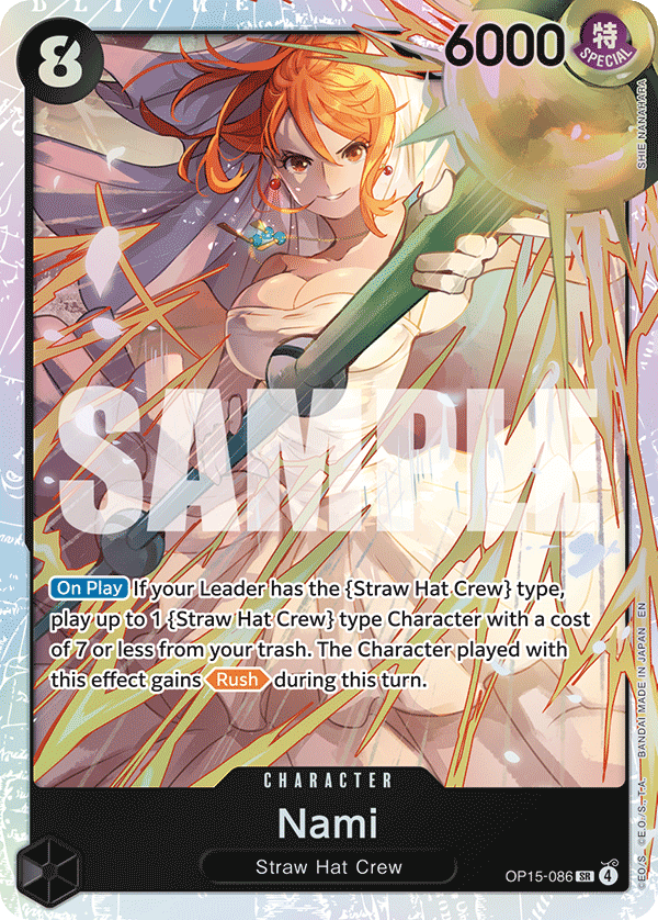 Nami (Character) (OP15-086) (SR)