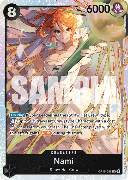 Nami (Character) (OP15-086) (SR)