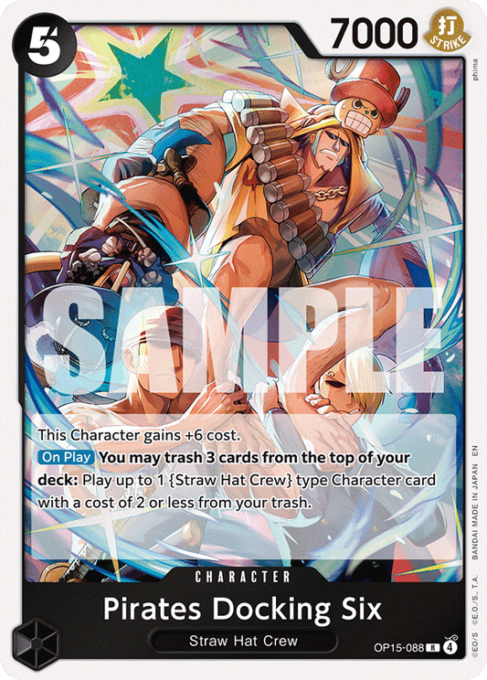 Pirates Docking Six (Character) (OP15-088) (R)