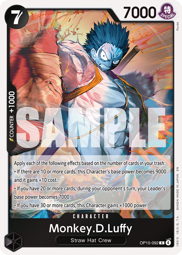 Monkey.D.Luffy (Character) (OP15-092) (R)