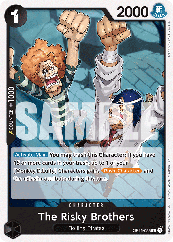Risky Brothers (Character) (OP15-093) (C)
