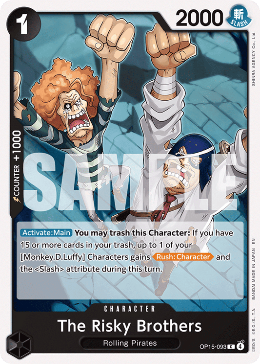 Risky Brothers (Character) (OP15-093) (C)