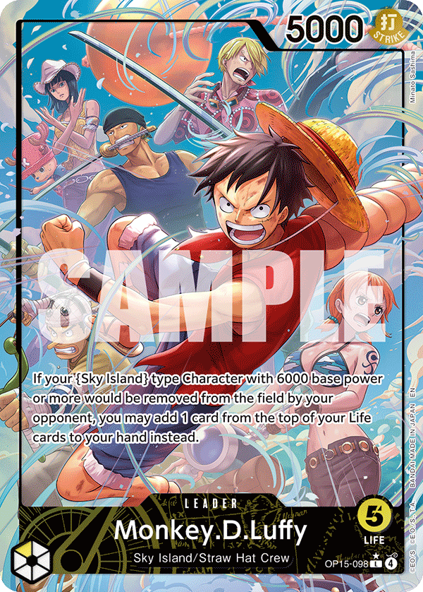Monkey.D.Luffy (Leader) (OP15-098) (L) (Alternate Art)