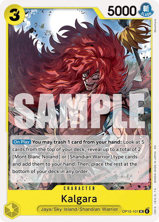 Kalgara (Character) (OP15-101) (UC)