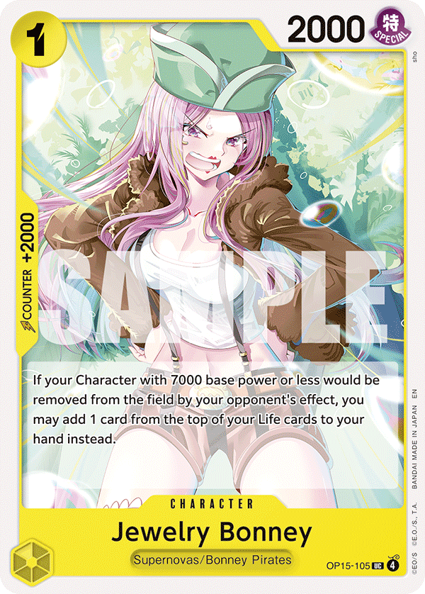Jewelry Bonney (Character) (OP15-105) (UC)
