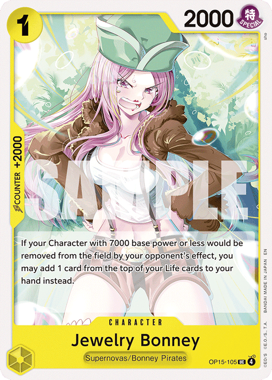 Jewelry Bonney (Character) (OP15-105) (UC)