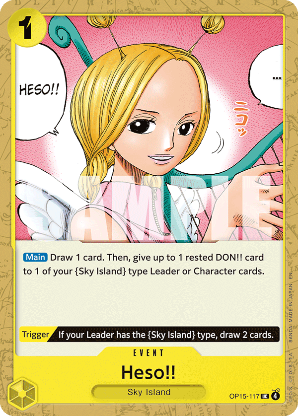 Heso!! (Character) (OP15-117) (UC)
