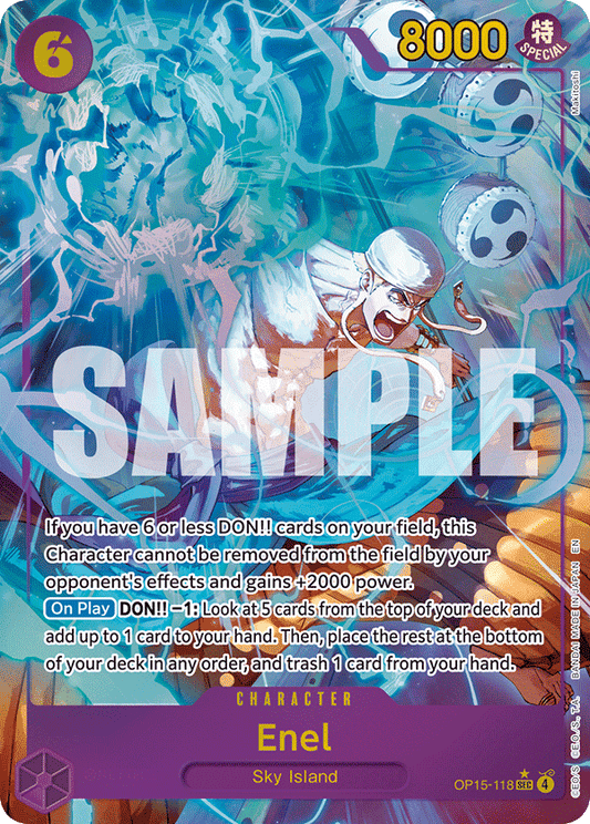 Enel (Character) (OP15-118) (SEC) (Alternate Art)