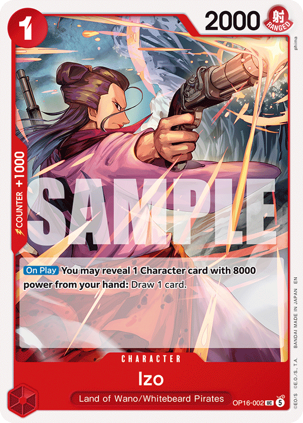 Izo (Character) (OP16-002) (UC)
