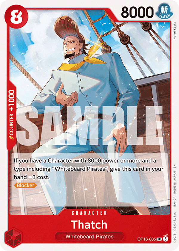 Thatch (Character) (OP16-005) (UC)
