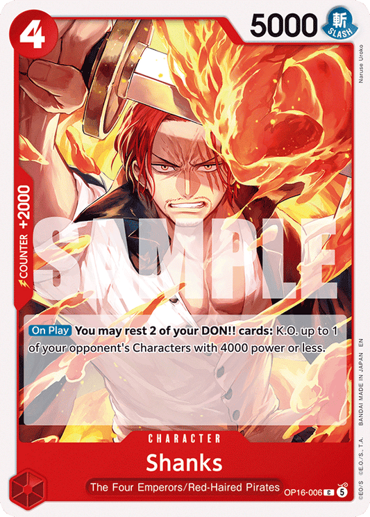 Shanks (Character) (OP16-006) (C)