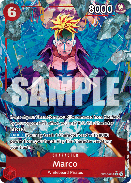 Marco (Character) (OP16-014) (R) (Alternate Art)