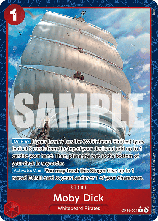Moby Dick (Stage) (OP16-021) (R) (Alternate Art)
