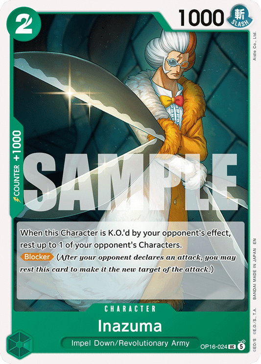 Inazuma (Character) (OP16-024) (UC)