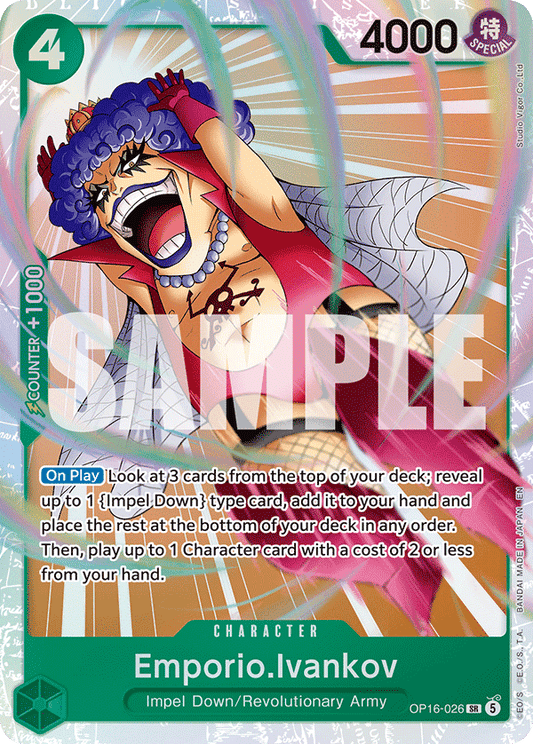 Emporio.Ivankov (Character) (OP16-026) (SR)
