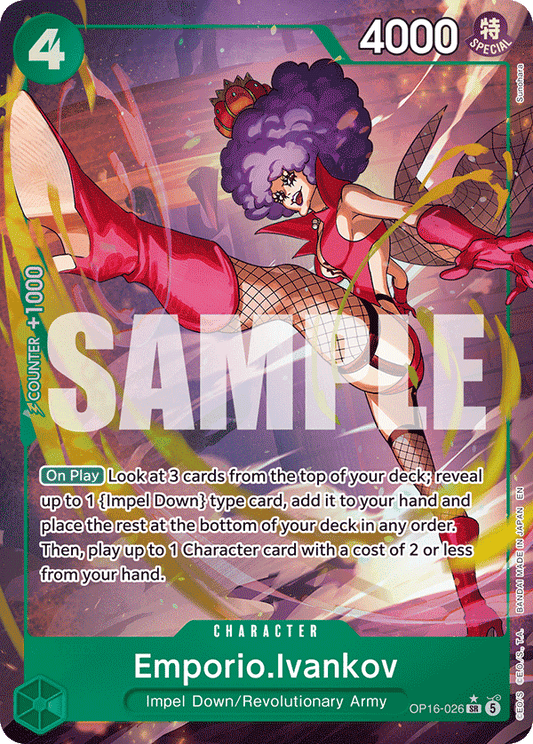 Emporio.Ivankov (Character) (OP16-026) (SR) (Alternate Art)