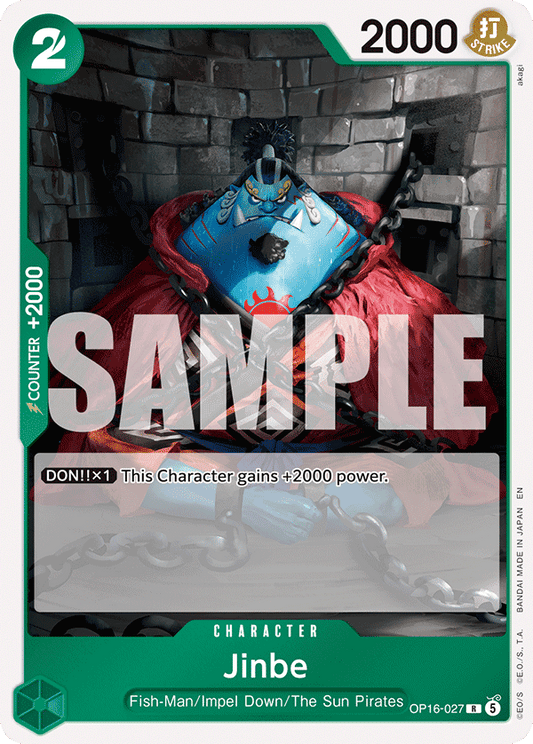Jinbe (Character) (OP16-027) (R)