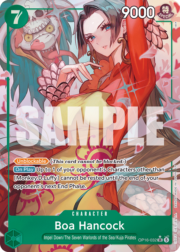 Boa Hancock (Character) (OP16-032) (SR) (Alternate Art)