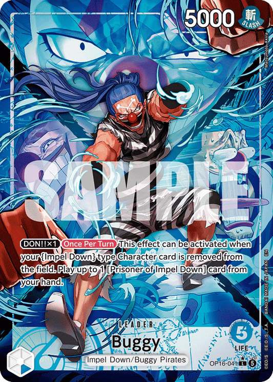 Buggy (Leader) (OP16-041) (L) (Alternate Art)