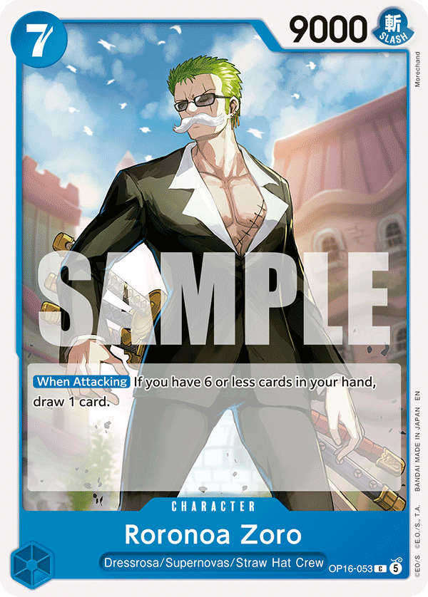Roronoa Zoro (Character) (OP16-053) (C)