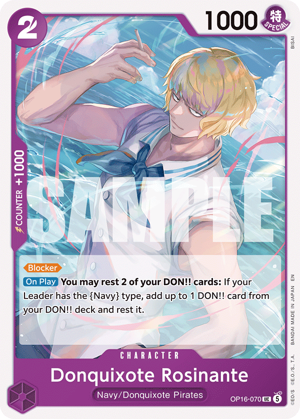 Donquixote Rosinante (Character) (OP16-070) (UC)
