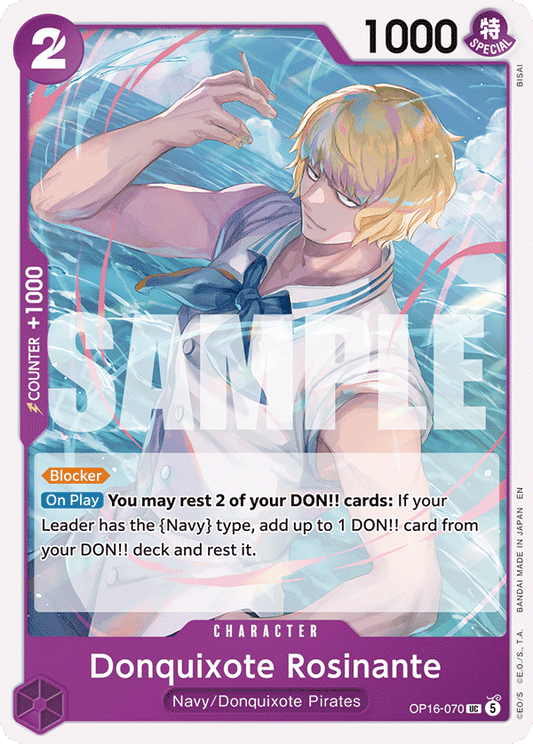 Donquixote Rosinante (Character) (OP16-070) (UC)
