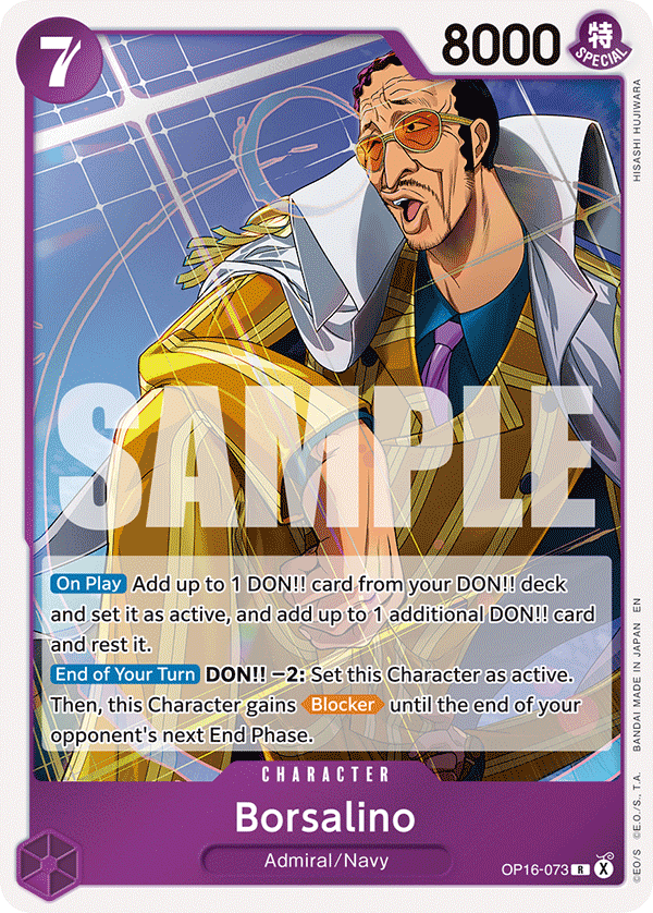 Borsalino (Character) (OP16-073) (R)