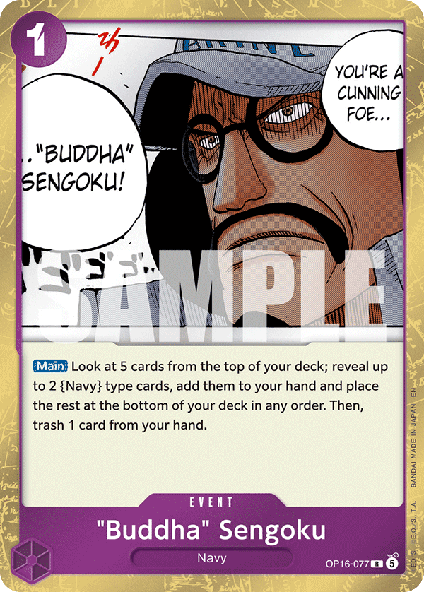 "Buddha" Sengoku (Event) (OP16-077) (R)