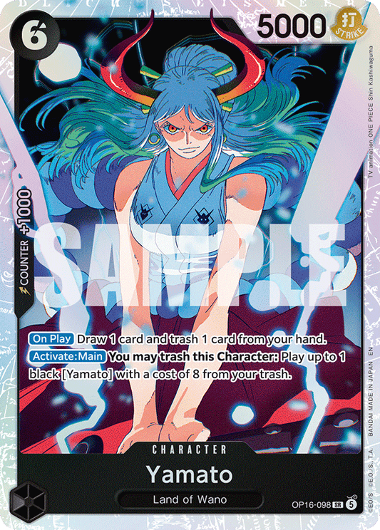 Yamato (Character) (OP16-098) (SR)