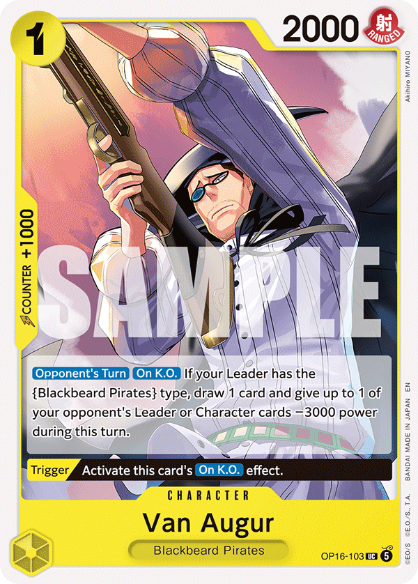 Van Augur (Character) (OP16-103) (UC)