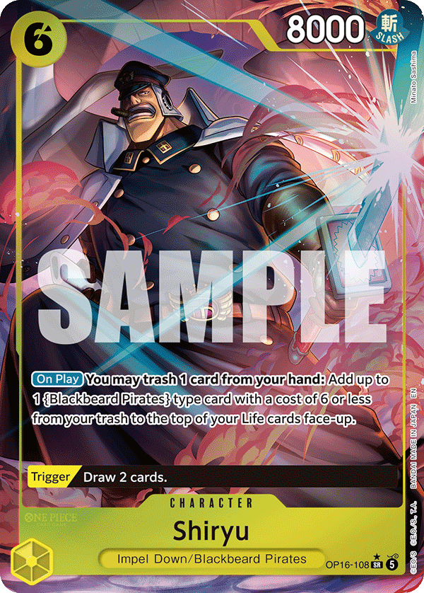 Shiryu (Character) (OP16-108) (SR) (Alternate Art)