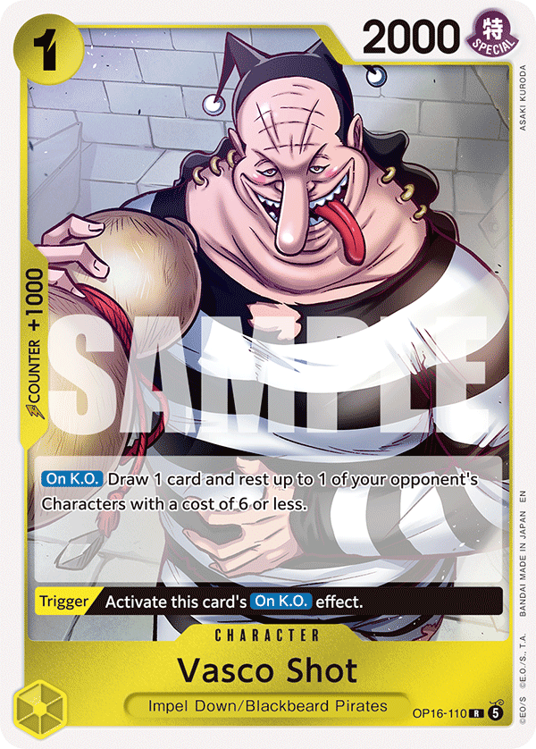 Vasco Shot (Character) (OP16-110) (R)