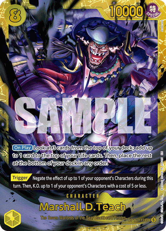 Marshall.D.Teach (Character) (OP16-119) (SEC)