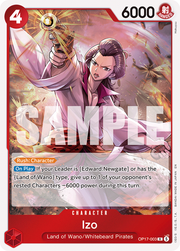 Izo (Character) (OP17-003) (R)