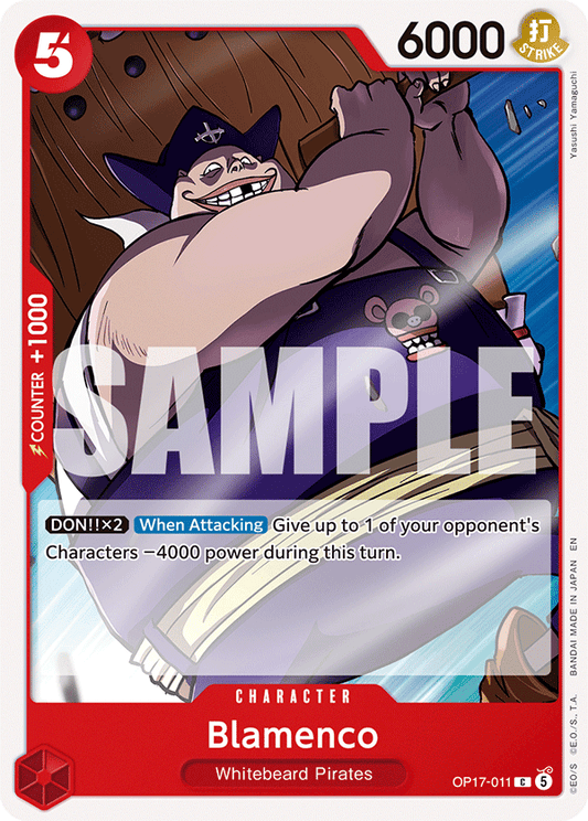 Blamenco (Character) (OP17-011) (C)