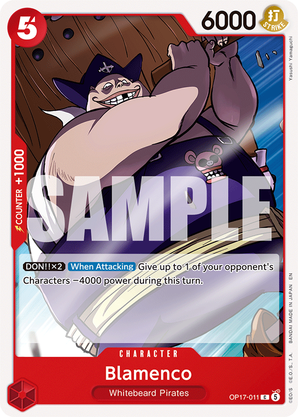 Blamenco (Character) (OP17-011) (C)