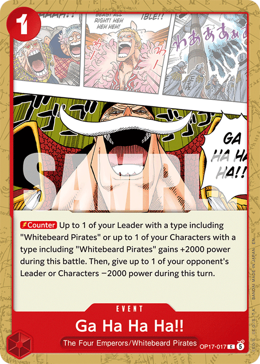 Ga Ha Ha Ha!! (Event) (OP17-017) (C)