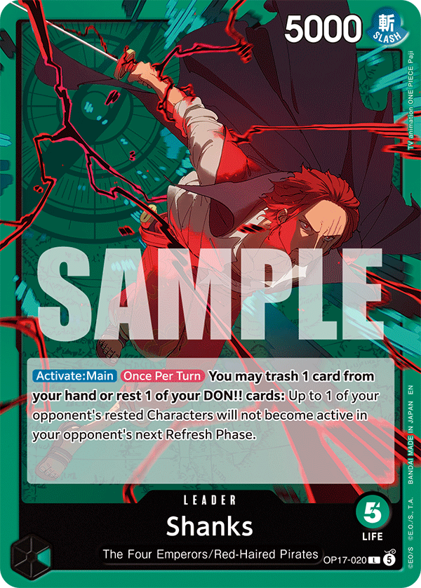 Shanks (Leader) (OP17-020) (L)