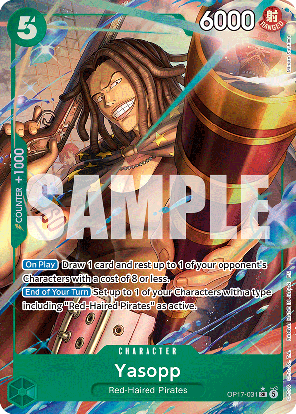 Yasopp (Character) (OP17-031) (SR) (Alternate Art)