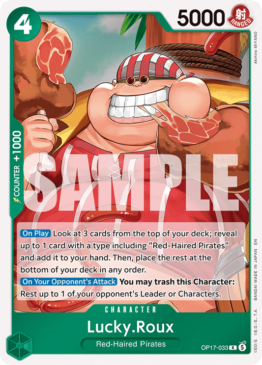 Lucky.Roux (Character) (OP17-033) (R)