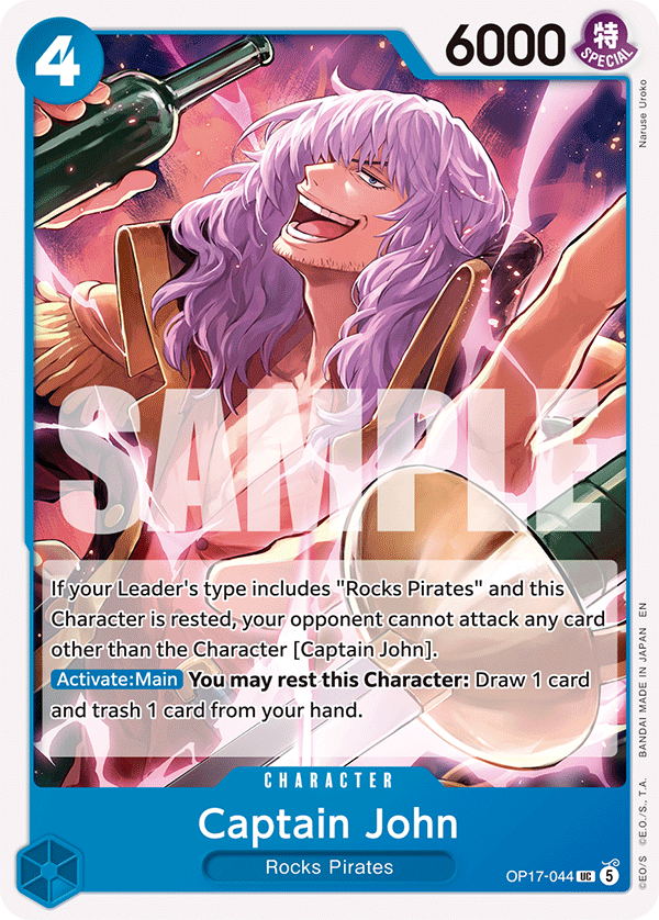 Captain John (Character) (OP17-044) (UC)