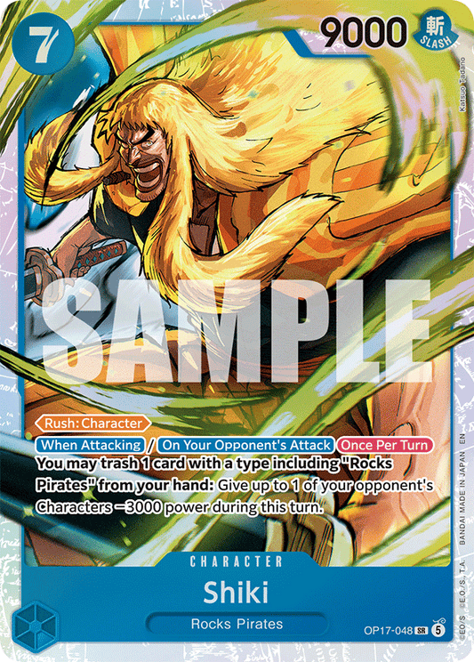 Shiki (Character) (OP17-048) (SR)
