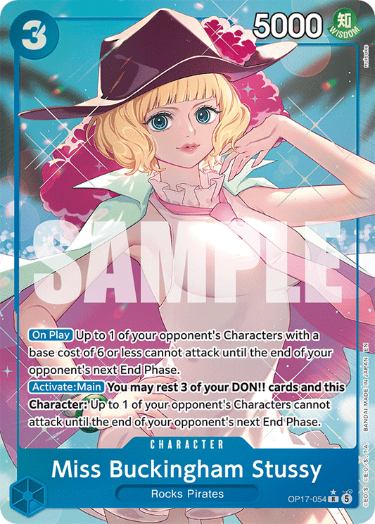 Miss Buckingham Stussy (Character) (OP17-054) (R) (Alternate Art)