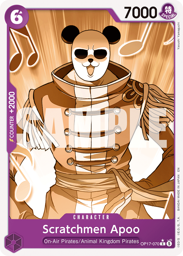 Scratchmen Apoo (Character) (OP17-070) (C) (Alternate Art)