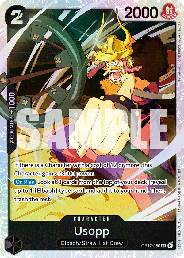 Usopp (Character) (OP17-080) (SR)