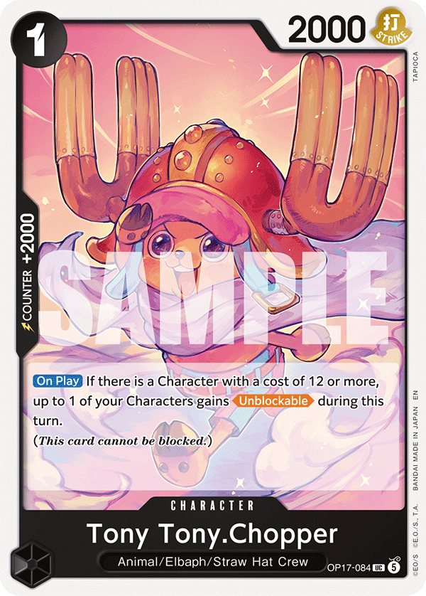 Tony Tony.Chopper (Character) (OP17-084) (UC)