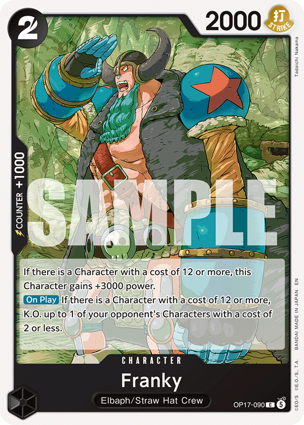 Franky (Character) (OP17-090) (C)