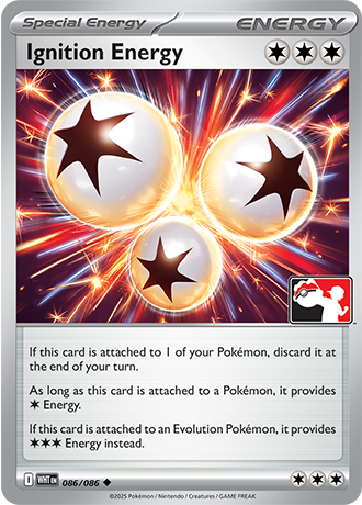 Ignition Energy (Special Energy) (PPS9-WHT-086/086) (Uncommon) (Play! Pokémon Stamp)
