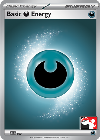 Basic Darkness Energy (Basic Energy) (PPS9-MEE-007) (Play! Pokémon Stamp)