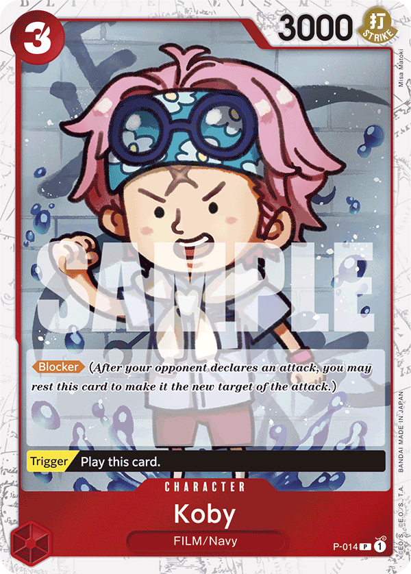Koby (Character) (P-014) (PRB01 Reprint) (P) (Jolly Roger Stamp)